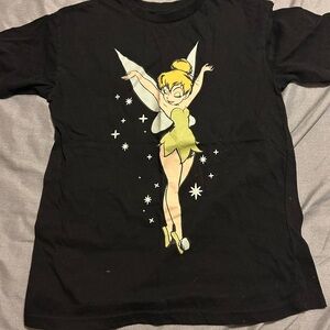 Black Tinkerbell Kids Shirt